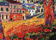 maurice de vlaminck Restaurant at Marly-le-Roi oil